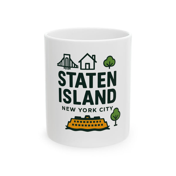 Staten Island Mug, (11oz, 15oz)