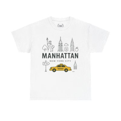 Manhattan Unisex T-Shirt –Collegiate Style
