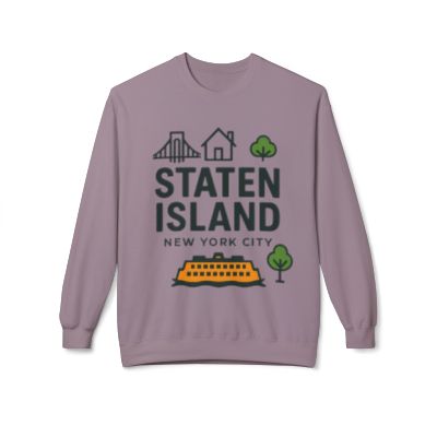 Staten Island Softstyle Fleece Crewneck Sweatshirt