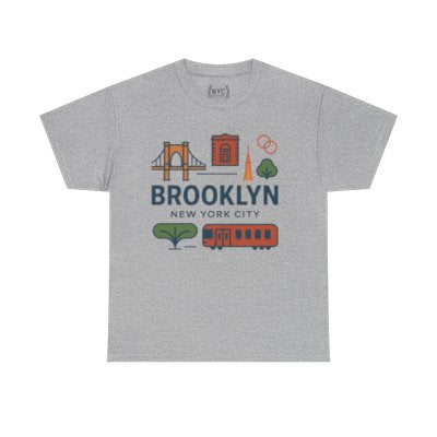Brooklyn Unisex T-Shirt –Collegiate Style