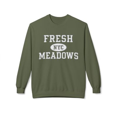Fresh Meadows Queens Softstyle Fleece Crewneck Sweatshirt
